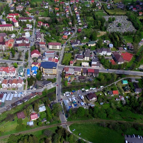 Ustrzyki Dolne z drona